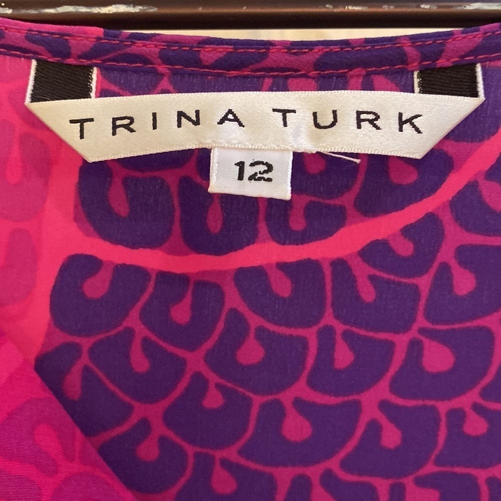 Trina Turk dress only in mint condition size 12 - Picture 5 of 6